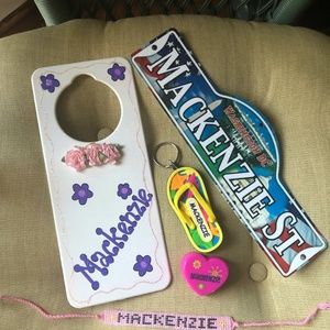 Five items for Mackenzie